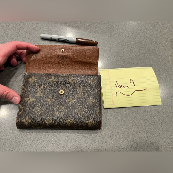 Louis Vuitton Monogram Porte Tresor Etui Papiers Trifold Wallet SP1004 - Picture 5 of 9
